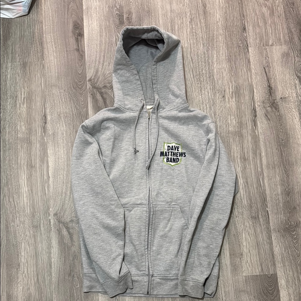 Dave Matthew’s Band Gray Zip-Up Hoodie
